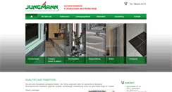 Desktop Screenshot of jungmann-naturstein.de